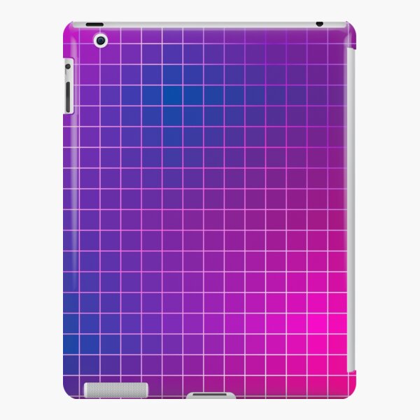 Pink Purple Blue Ombre Squares iPad Snap Case