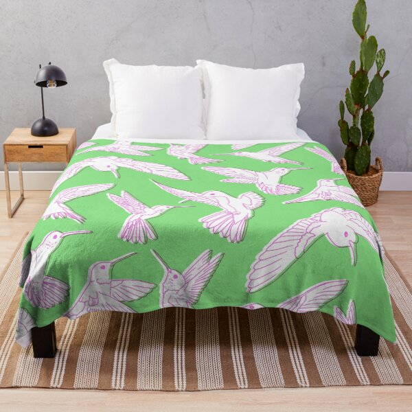 Item preview, Green Riso Hummingbirds designed and sold by Carolina Diaz.