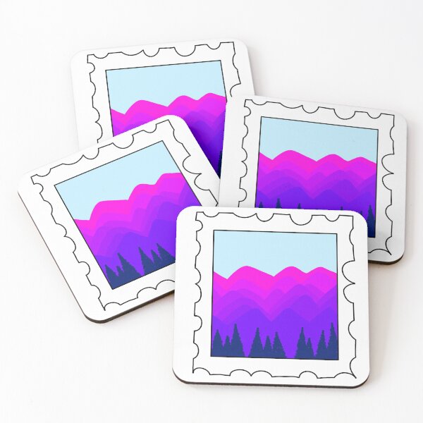 Item preview, Mountain Postal Stamp designed and sold by lizashev.