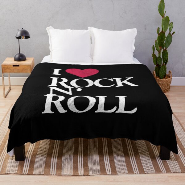 Item preview, I Love Rock and Roll Retro, Vintage, Distressed Design – Rock and Roll Music Lover Gift designed and sold by Kara515.