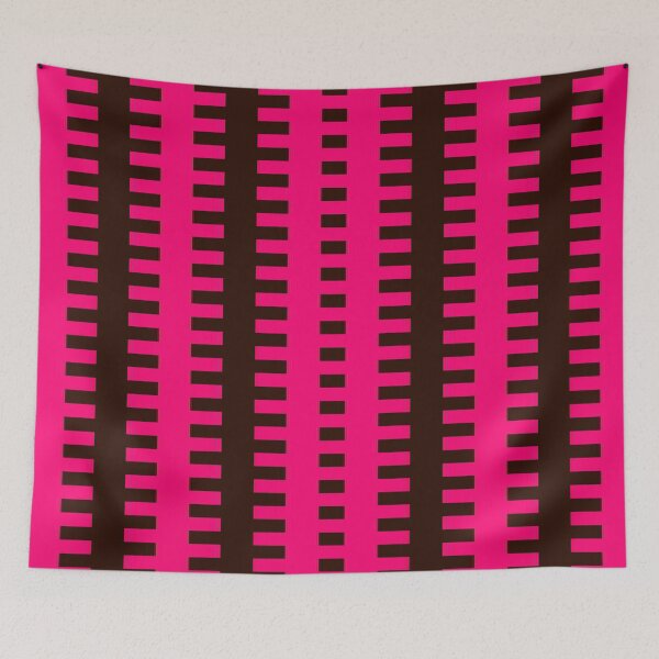 Item preview, Thick Pink and Black Zipper Pattern designed and sold by Poetic Patterns Studio.