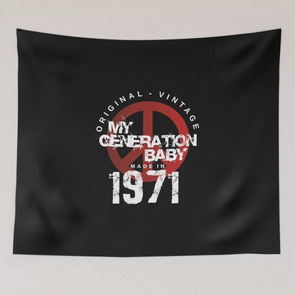 Item preview, 1971 Birthday My Year T Shirts, My Generation Baby!  designed and sold by Sal's T Shirts and Designs.
