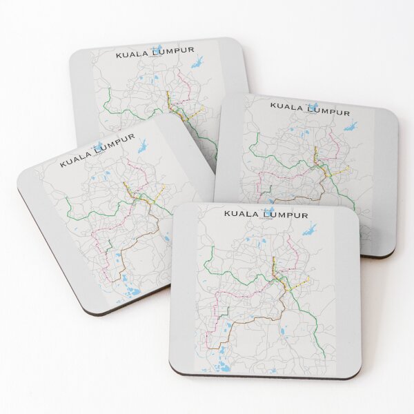 Item preview, Kuala Lumpur Transit Map designed and sold by CPTVDesign.