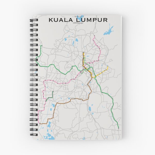 Item preview, Kuala Lumpur Transit Map designed and sold by CPTVDesign.
