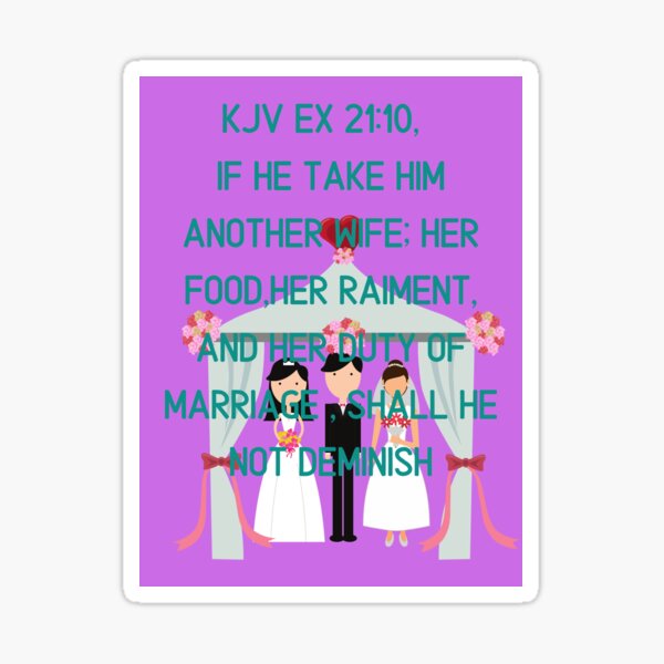 Ex 21:10 Sticker