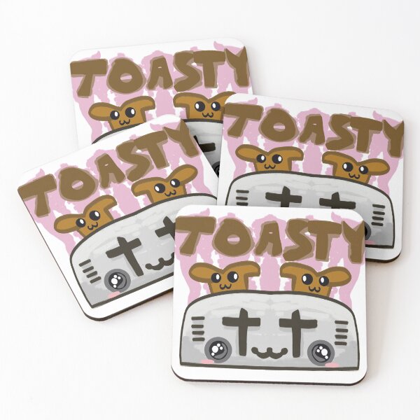 Item preview, Toasty Kawaii Toast in a Toaster designed and sold by BjernRaz.