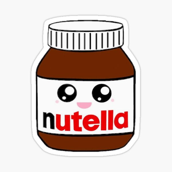 Cute Nutella Cartoon Sticker By Fhendriks Redbubble Check out our cartoon nutella selection for the very best in unique or custom, handmade pieces from our shops. redbubble