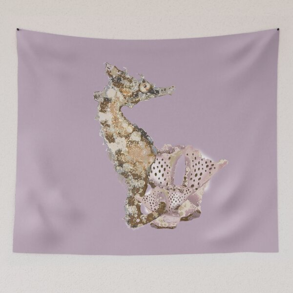 Item preview, The WA Seahorse on Lace Coral Chrissy Wild   designed and sold by ChrissyWild.