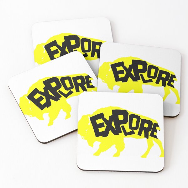 Item preview, Buffalo Explore - yellow designed and sold by ScapegoatPrints.