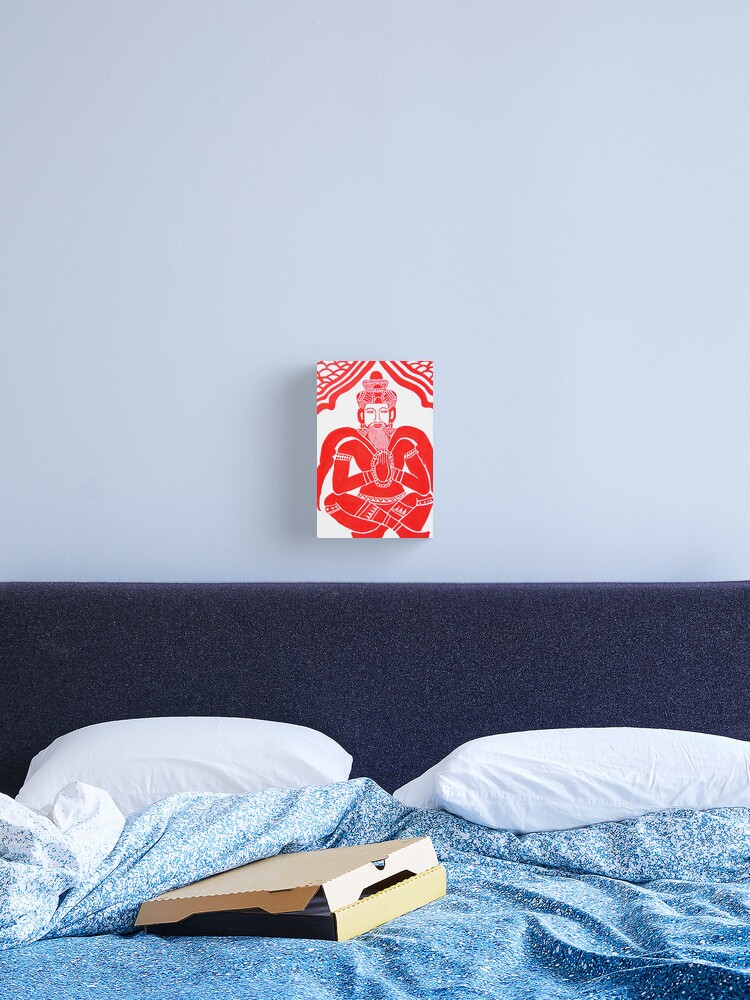 Thumbnail 1 of 3, Canvas Print, CREATOR AND DESTROYER OF THE WORLD by Thou designed and sold by greengecko.