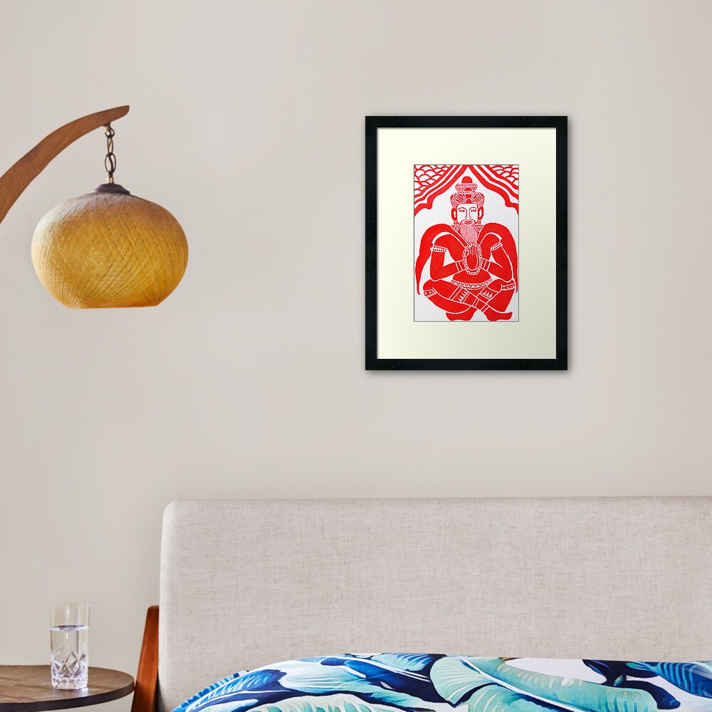 Item preview, Framed Art Print designed and sold by greengecko.
