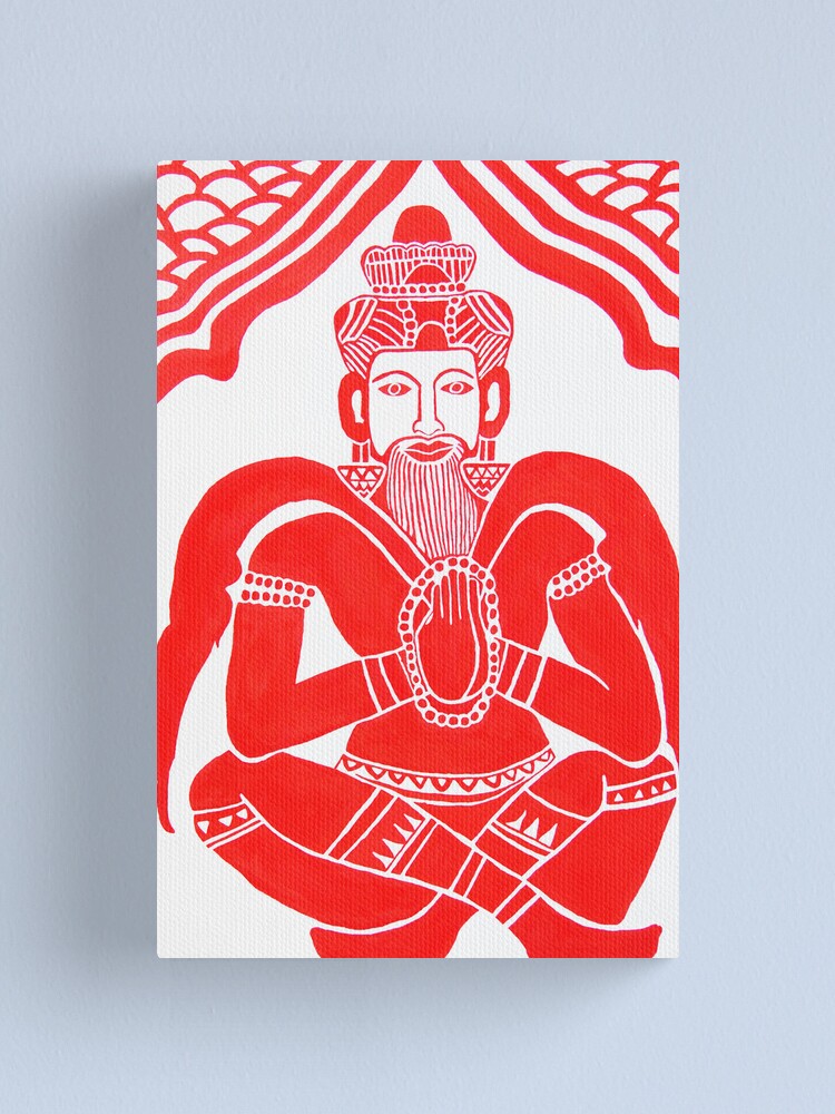 Thumbnail 2 of 3, Canvas Print, CREATOR AND DESTROYER OF THE WORLD by Thou designed and sold by greengecko.
