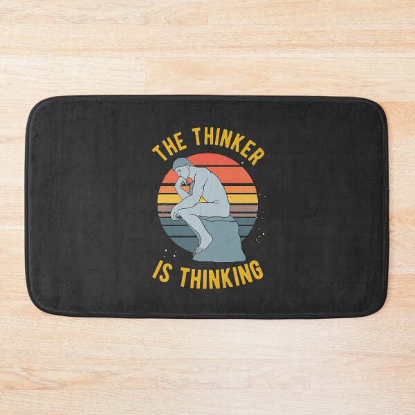 Item preview, Rodin The Thinker Philosophy Thinking designed and sold by isstgeschichte.