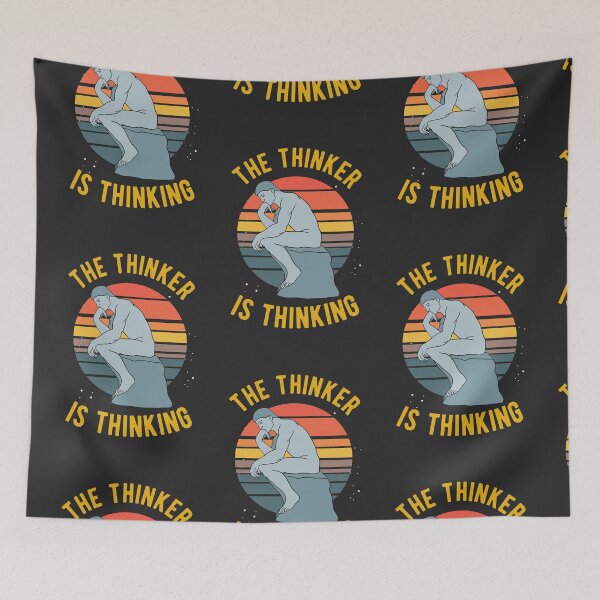 Item preview, Rodin The Thinker Philosophy Thinking designed and sold by isstgeschichte.