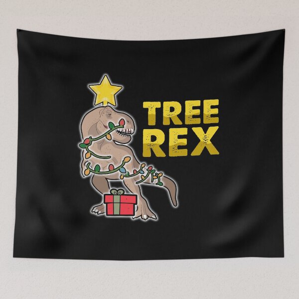 Artikelvorschau, Tree Rex Weihnachten Weihnachtsbaum Feiertage entworfen und verkauft von redshirtz.
