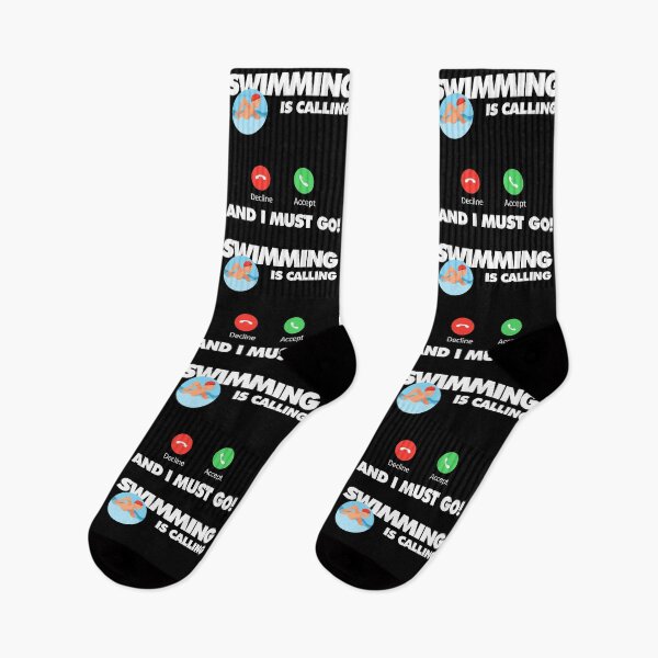 Item preview, Swimming is calling and I must go, Funny Sport Player designed and sold by elhefe.