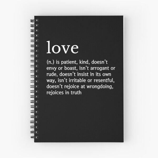 Item preview, Love Definition |  1 Corithians 13:4-6 designed and sold by --SB--.