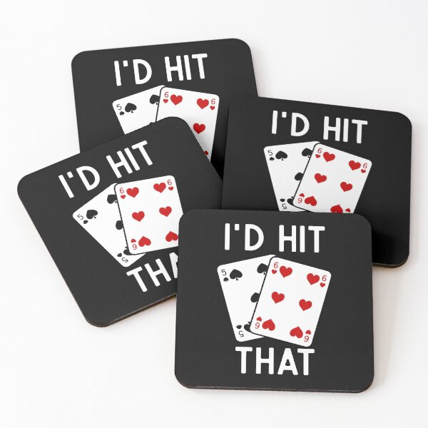 Item preview, I'd Hit That Blackjack Cards Game Funny Quote designed and sold by alenaz.