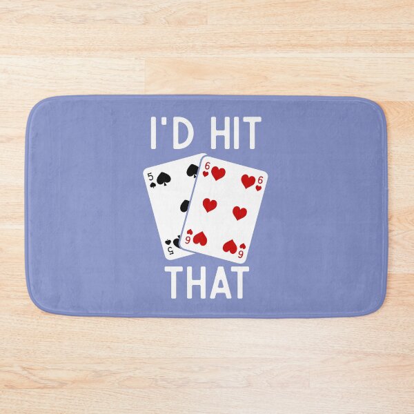 Item preview, I'd Hit That Blackjack Cards Game Funny Quote designed and sold by alenaz.