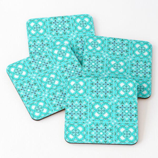 Item preview, Turquoise Tile Mosaic designed and sold by DVanSiceartist.