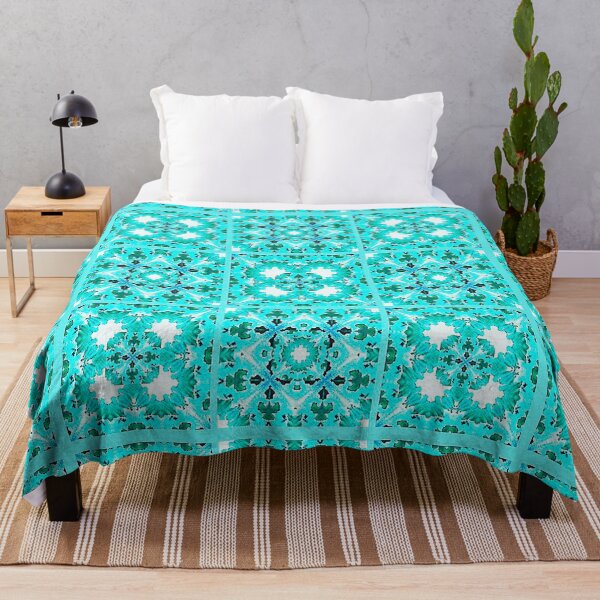 Item preview, Turquoise Tile Mosaic designed and sold by DVanSiceartist.