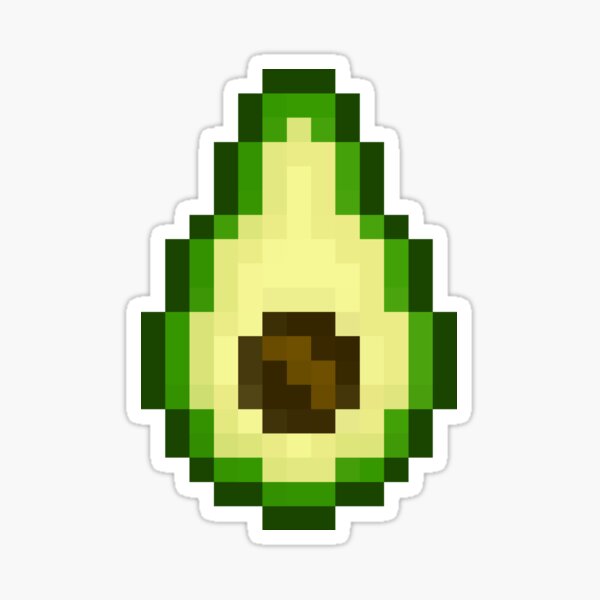 Avocado Pixel Art\