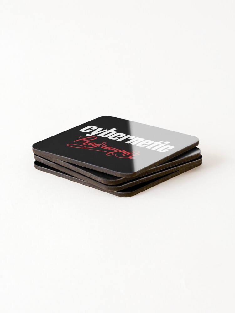 Thumbnail 4 of 5, Coasters (Set of 4), Cybernetic Programmer designed and sold by ProjectX23.