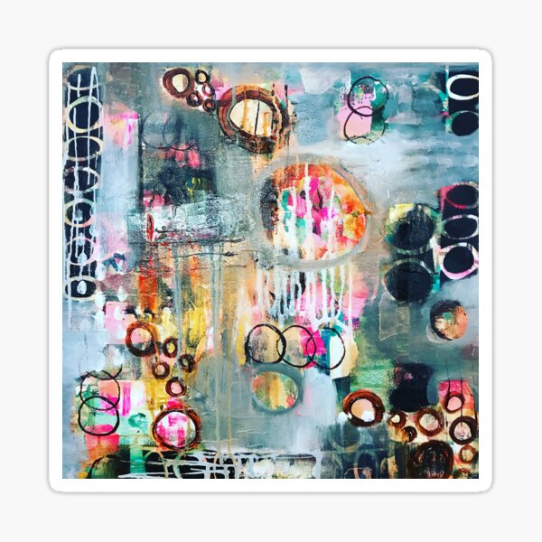 Circles of friends V Sticker