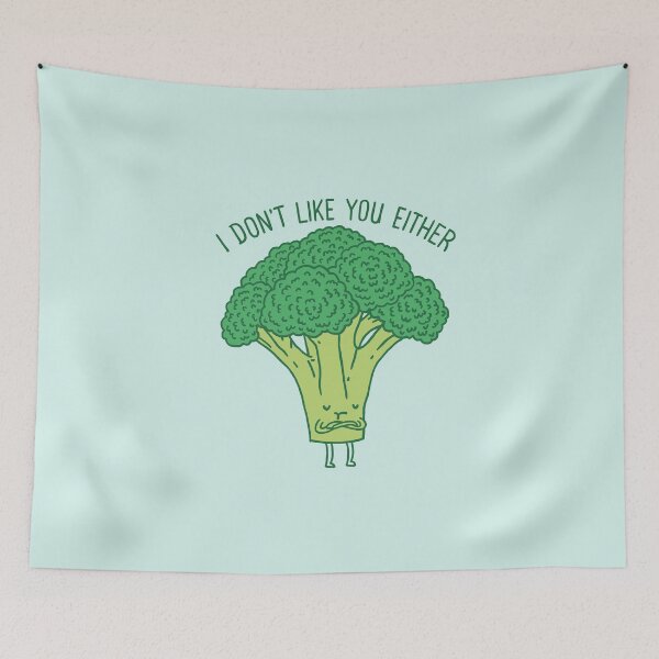 Item preview, Broccoli don't like you either designed and sold by ilovedoodle.