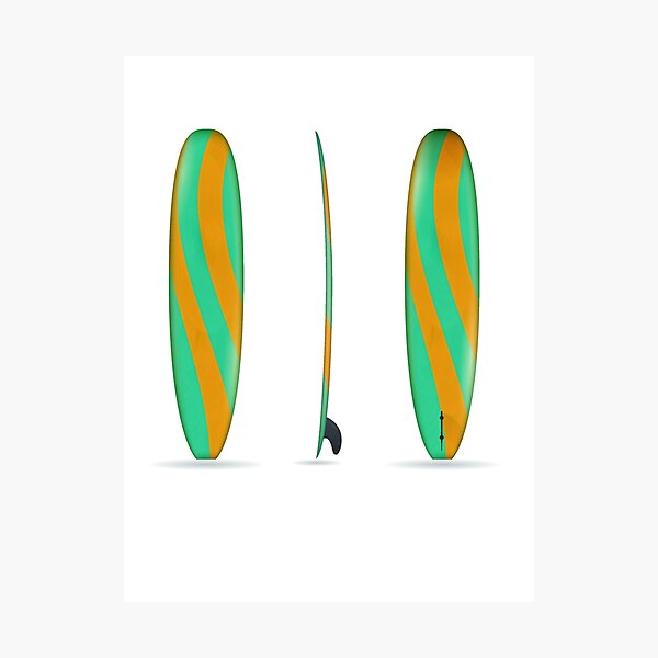 Longboard Surfing Photographic Prints Redbubble