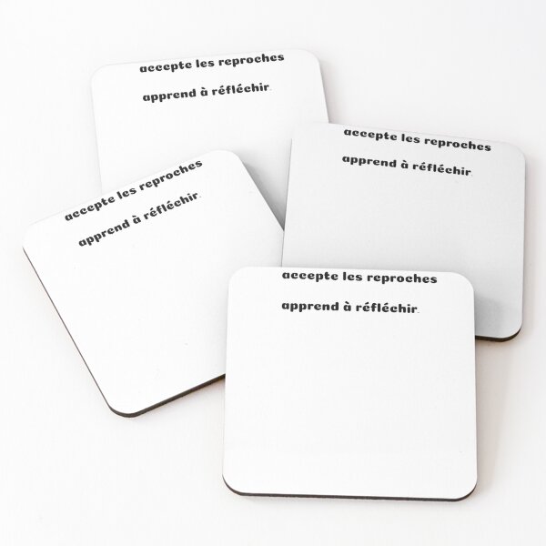 Item preview, nice proverb: a person who accepts reproaches learns to think designed and sold by momoMaboutik80.