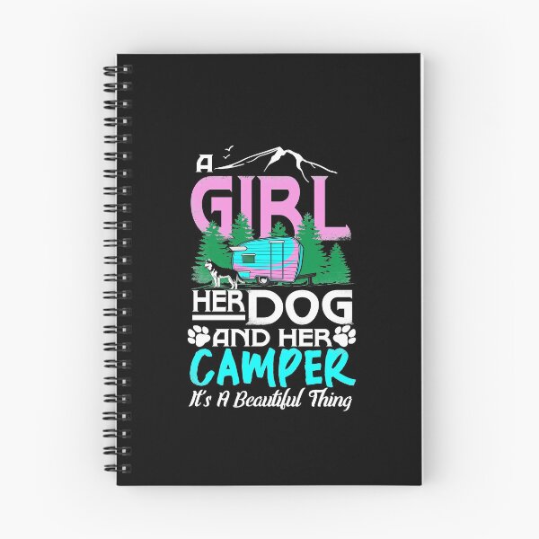 Item preview, A girl her dog and her camper it's a beautiful thing designed and sold by Captain Mood.