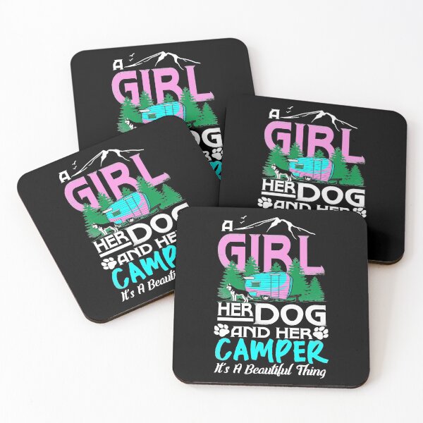 Item preview, A girl her dog and her camper it's a beautiful thing designed and sold by Captain Mood.