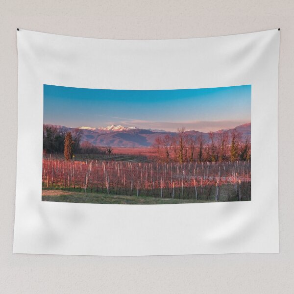Item preview, Winter sunset in the vineyards of Collio Friulano designed and sold by zakaz86.