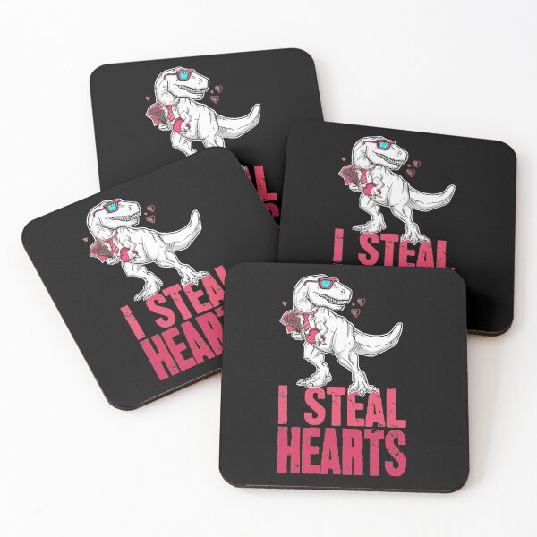 Item preview, I steal hearts dinosaur designed and sold by Captain Mood.