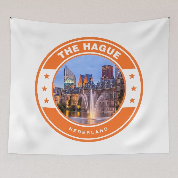 Item preview, Visit The Hague Love Netherlands designed and sold by HelloFromAja.