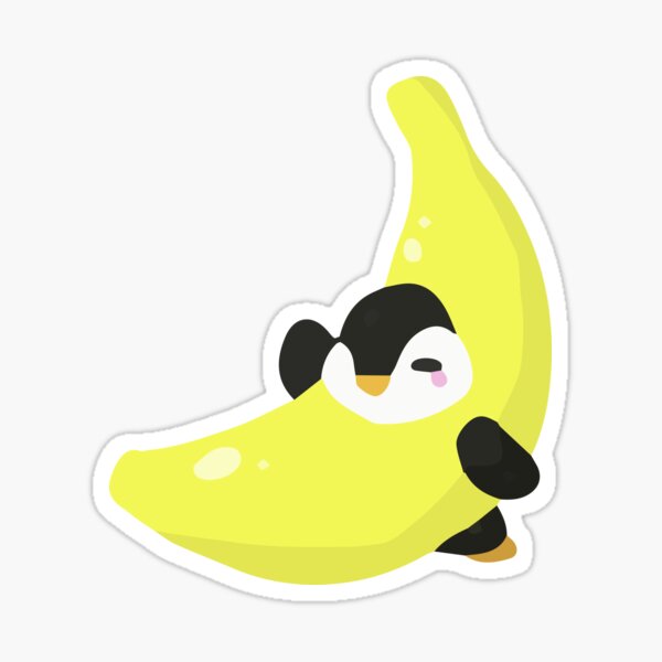 Banana Pengu Sticker