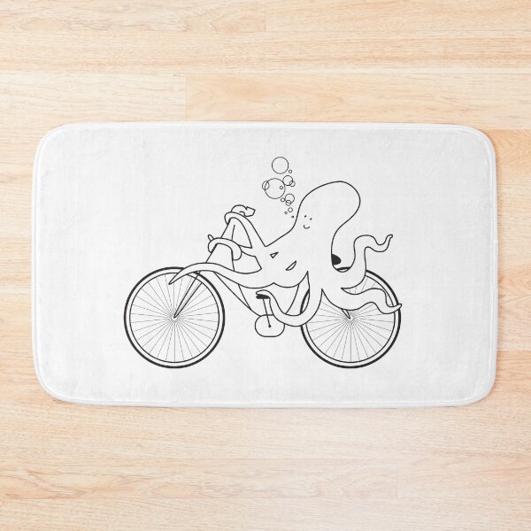 Item preview, Octopus on Tour (Black Print) designed and sold by Mathildashop.