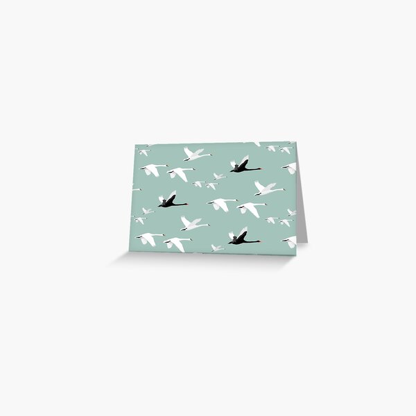 Cisnes Tarjetas de felicitación