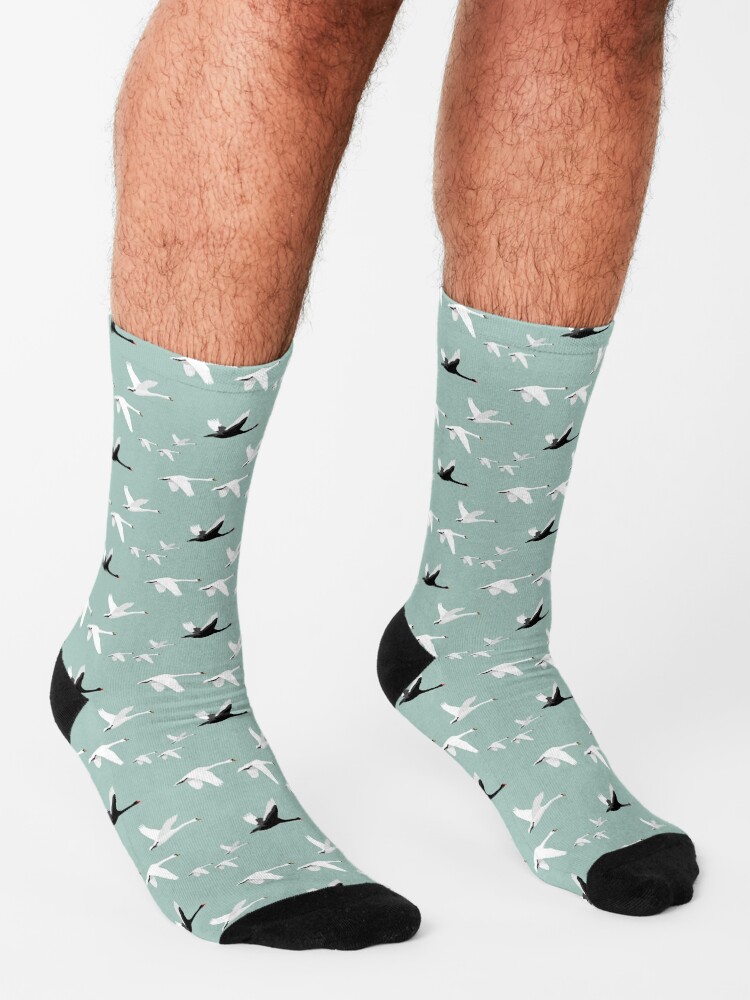 Alternate view of Swans Socks
