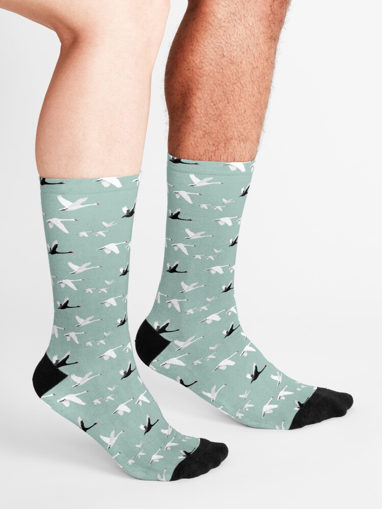 Alternate view of Swans Socks