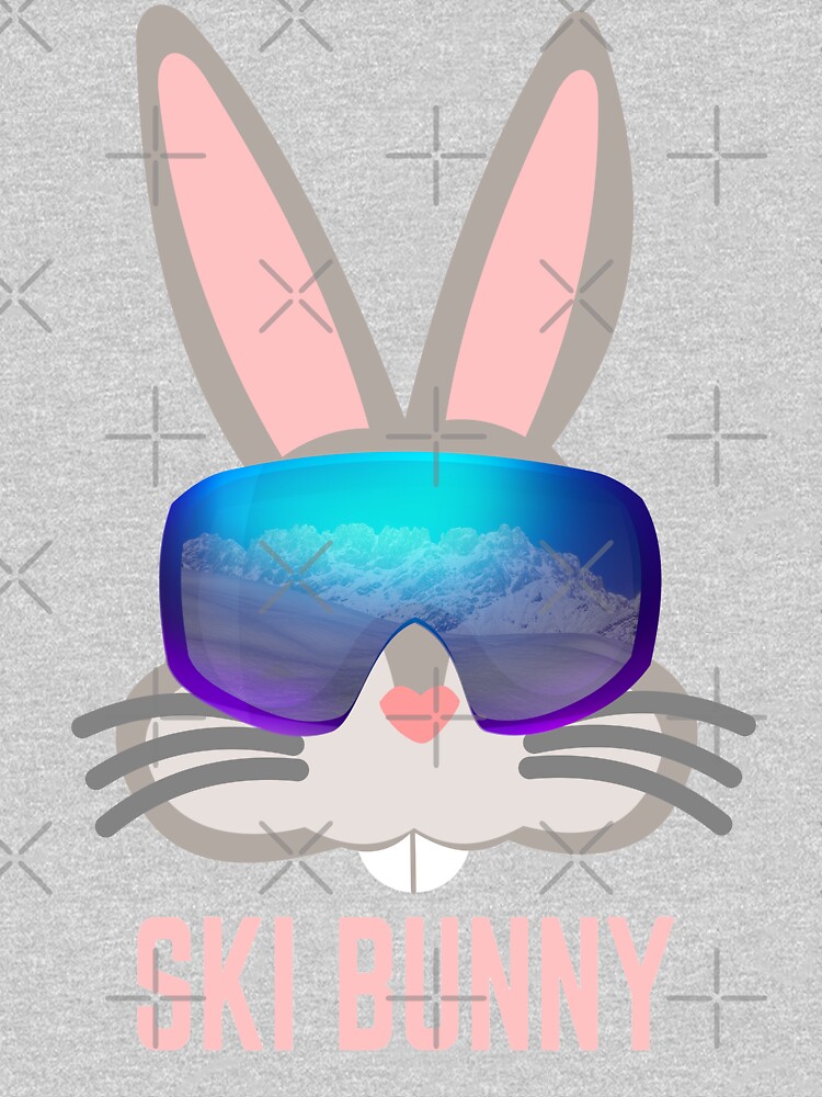 ski bunny, skiing bunny by PlantVictorious