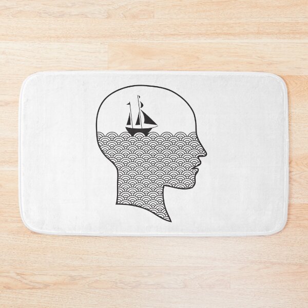 Item preview, Floating Thoughts (Black Print) designed and sold by Mathildashop.