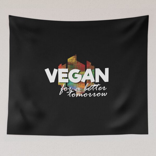 Item preview, Vegan for a better tomorrow! designed and sold by Cutebutfunny.