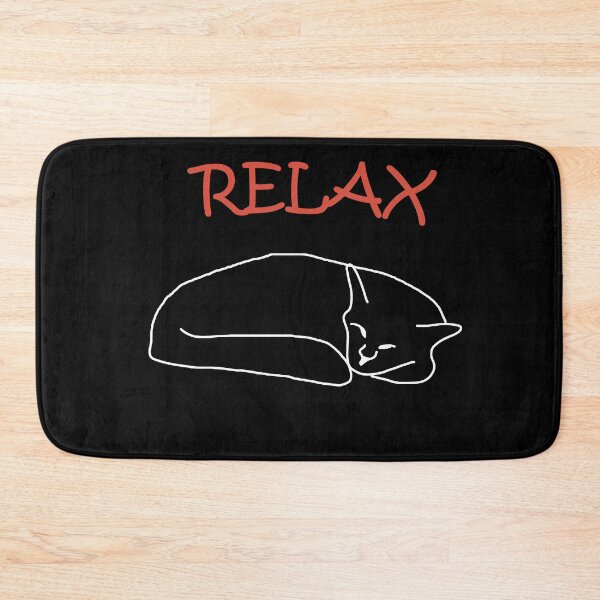 Item preview, relax with black cat designed and sold by blankshirt.
