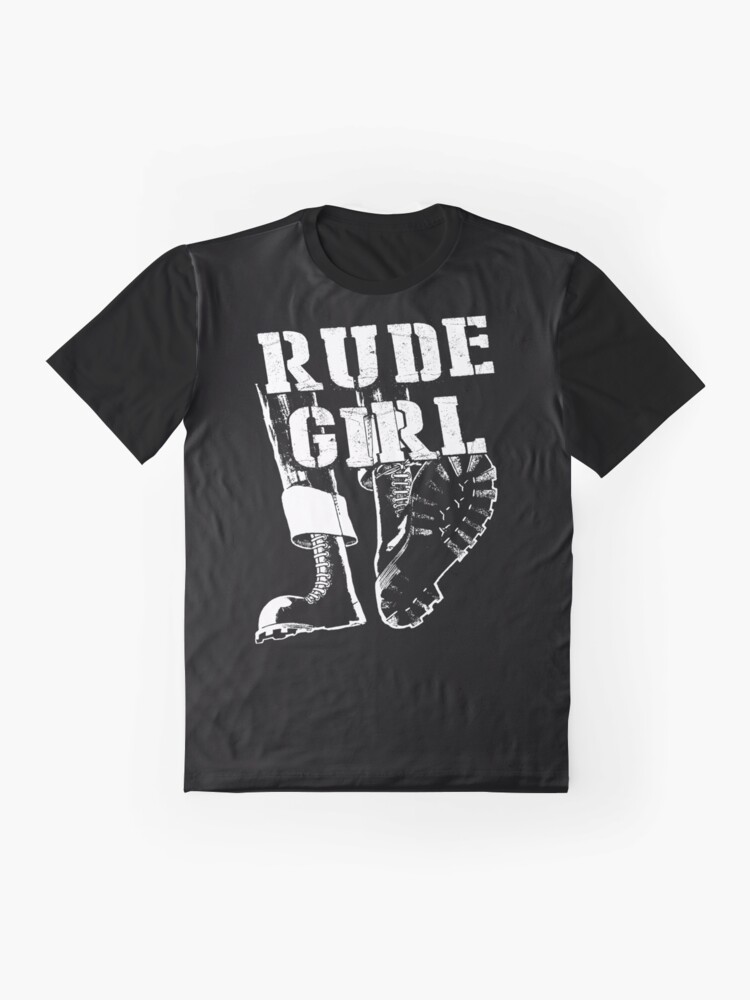 "RUDE GIRL" Tshirt by Paparaw Redbubble