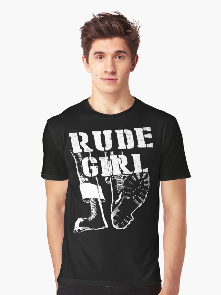 "RUDE GIRL" Tshirt by Paparaw Redbubble