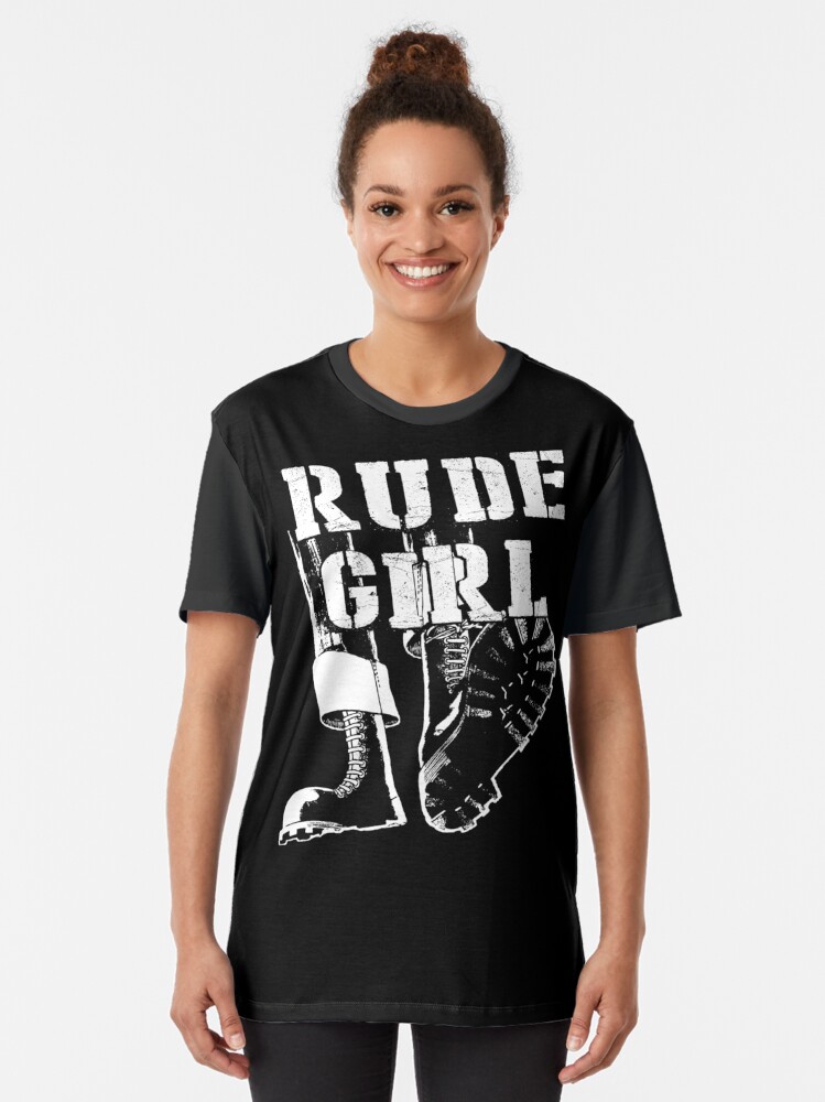 "RUDE GIRL" Tshirt by Paparaw Redbubble