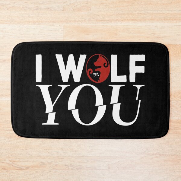 Item preview, I Wolf You - Valentine's Day and Relationship Anniversary Couple Matching Gift Ideas designed and sold by ASClothDesign.