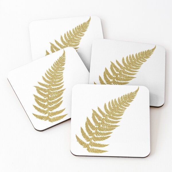 Item preview, gold fern leaf designed and sold by Sunnyside48.